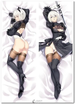 2B from Nier: Automata anime dakimakura body pillow cover