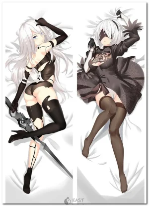 A2 and 2B from NieR: Automata dakimakura anime body pillow