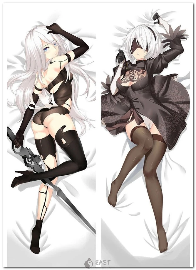 Premium A2 and 2B NieR: Automata dakimakura anime body pillow by Eastana. Features AI voice integration, high-res artwork, and authentic licensed design for fans. A2 and 2B from NieR: Automata dakimakura anime body pillow
