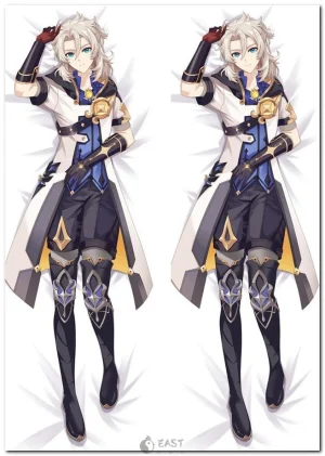 Albedo Genshin Impact anime body pillow (dakimakura) with AI voice feature