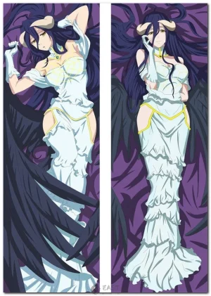 Albedo from Overlord anime on body pillow cover