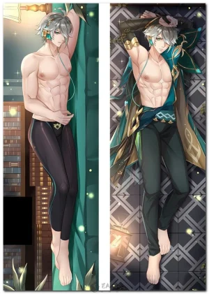 Alhaitham Genshin Impact dakimakura anime body pillow cover