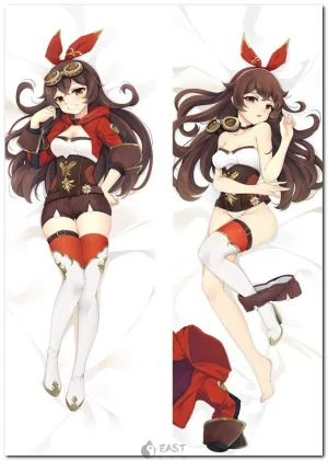 Amber from Genshin Impact on anime body pillow (dakimakura) cover