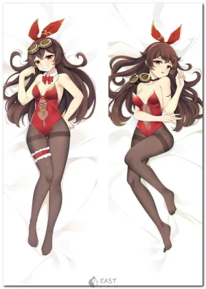 Amber from Genshin Impact on anime body pillow (dakimakura) cover