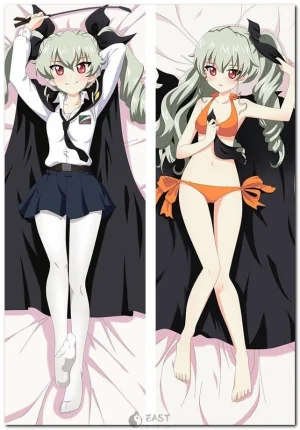 Anchovy from Girls und Panzer dakimakura anime body pillow