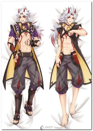 Arataki Itto Genshin Impact dakimakura body pillow cover