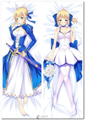 Artoria Pendragon from Fate/Grand Order on dakimakura body pillow