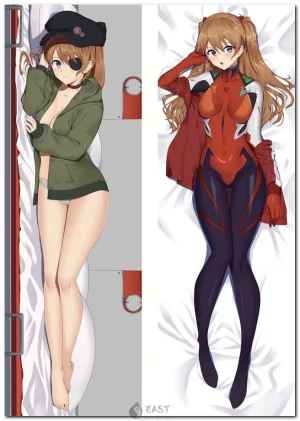 Asuka Langley Soryu from Neon Genesis Evangelion on EVA dakimakura body pillow