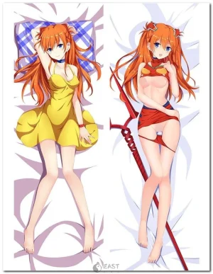 Asuka Langley Soryu from Neon Genesis Evangelion on EVA dakimakura body pillow