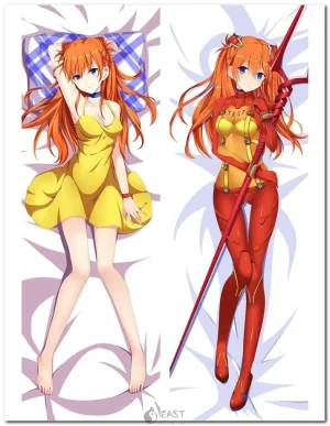 Asuka Langley Soryu from Neon Genesis Evangelion on EVA dakimakura body pillow