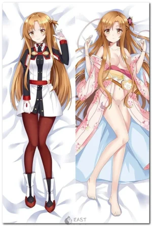 Asuna from Sword Art Online on anime body pillow (dakimakura) cover