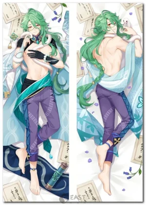 Baizhu Genshin Impact anime dakimakura body pillow cover