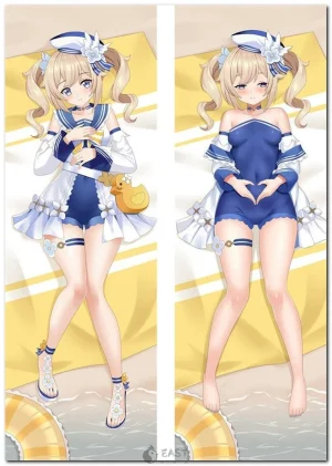 Barbara from Genshin Impact anime body pillow dakimakura cover