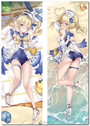 Barbara from Genshin Impact on anime body pillow (dakimakura) cover