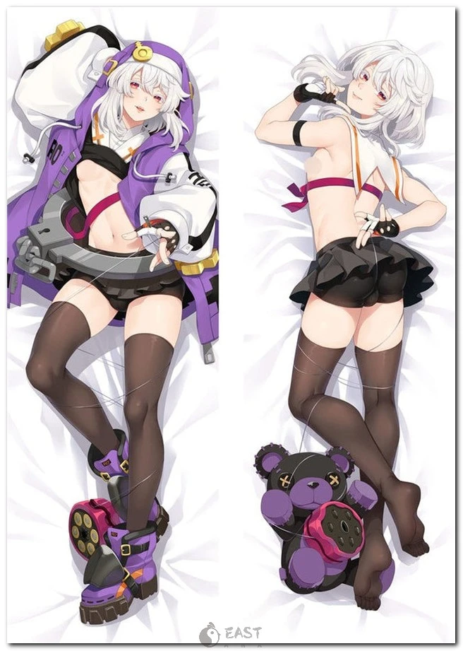 Premium Bridget dakimakura (anime body pillow) featuring Guilty Gear Strive artwork. Compatible with AI voice functionality. Exclusive Eastana design, high-res webp format. Bridget from Guilty Gear Strive dakimakura anime body pillow