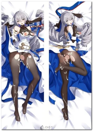 Bronya from Honkai: Star Rail anime body pillow (dakimakura) cover