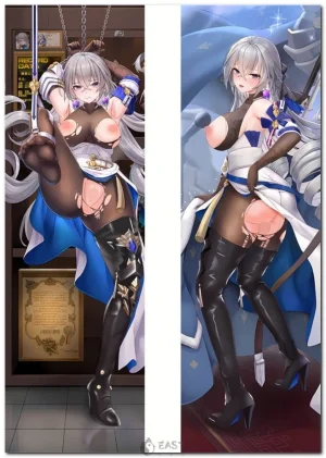 Bronya from Honkai: Star Rail anime body pillow cover (dakimakura)