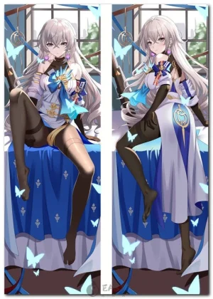 Bronya from Honkai: Star Rail anime body pillow cover