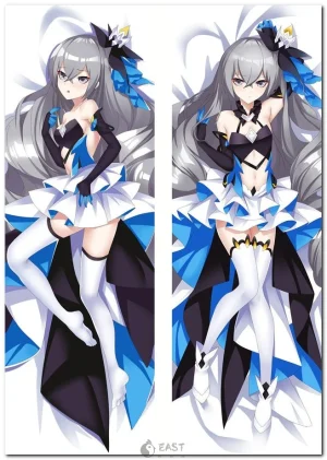 Bronya Zaychik dakimakura body pillow from Honkai Impact