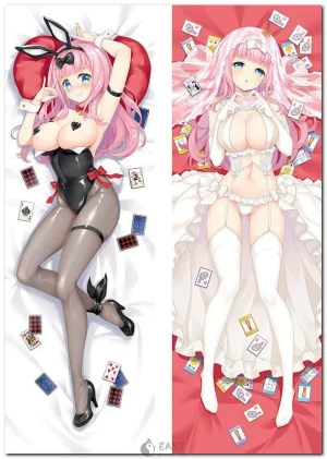 Chika Fujiwara dakimakura pillow cover from Kaguya-sama: Love Is War