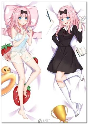 Chika Fujiwara dakimakura pillow cover from Kaguya-sama: Love Is War