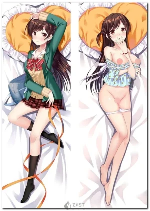 Chizuru Ichinose dakimakura pillow cover from Rent a Girlfriend anime