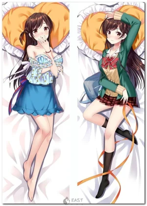 Chizuru Ichinose dakimakura anime body pillow from Rent a Girlfriend