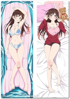 Chizuru Ichinose dakimakura pillow cover from Rent a Girlfriend anime