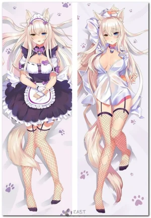 Coconut from Nekopara anime on dakimakura body pillow