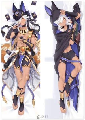 Cyno Genshin Impact anime body pillow dakimakura cover