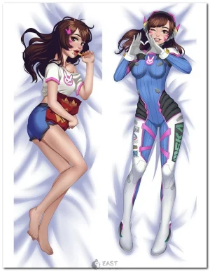 D.Va Overwatch anime body pillow dakimakura with AI voice feature