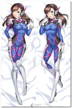 D.Va Overwatch anime body pillow dakimakura with AI voice feature