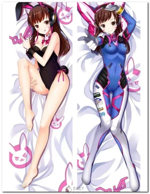 D.Va Overwatch anime body pillow dakimakura with AI voice feature