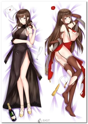 DSR-50 anime girl dakimakura body pillow front view