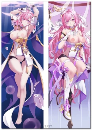 Elysia from Honkai Impact 3rd dakimakura anime body pillow