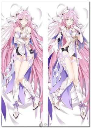 Elysia from Honkai Impact 3rd on anime body pillow (dakimakura)