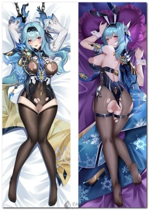 Eula from Genshin Impact on anime body pillow (dakimakura) cover