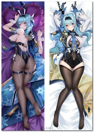 Eula from Genshin Impact on anime body pillow (dakimakura) cover