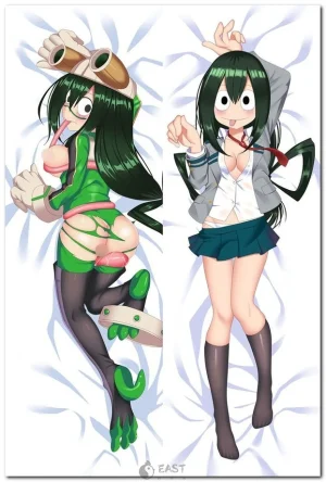 Tsuyu Asui Froppy My Hero Academia dakimakura pillow with tentacles