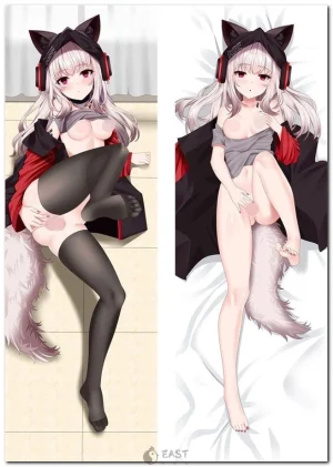 Frostleaf from Arknights anime on dakimakura body pillow