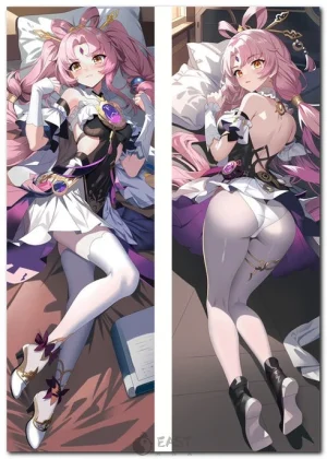Fu Xuan from Honkai: Star Rail as anime body pillow dakimakura