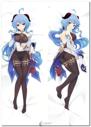 Ganyu from Genshin Impact on anime body pillow (dakimakura) cover
