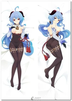Ganyu from Genshin Impact on anime body pillow (dakimakura) cover