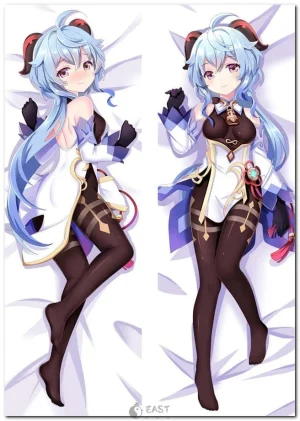 Ganyu from Genshin Impact on anime body pillow (dakimakura) cover