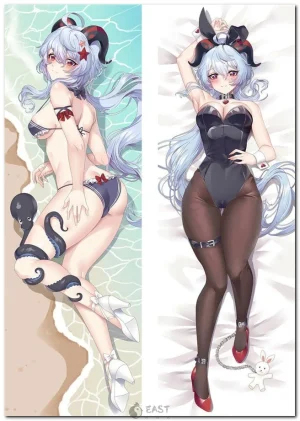Ganyu from Genshin Impact on anime body pillow (dakimakura) cover