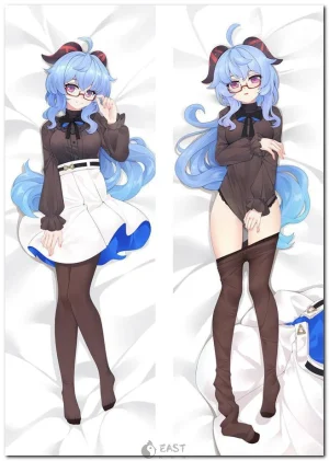 Ganyu from Genshin Impact on anime body pillow (dakimakura) cover