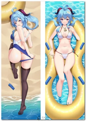 Ganyu from Genshin Impact on anime body pillow (dakimakura) cover