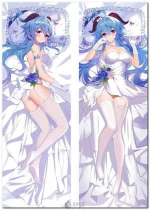 Ganyu Genshin Impact anime dakimakura body pillow cover