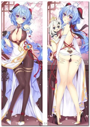 Ganyu Genshin Impact anime body pillow dakimakura cover