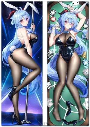 Ganyu from Genshin Impact on anime body pillow (dakimakura) cover